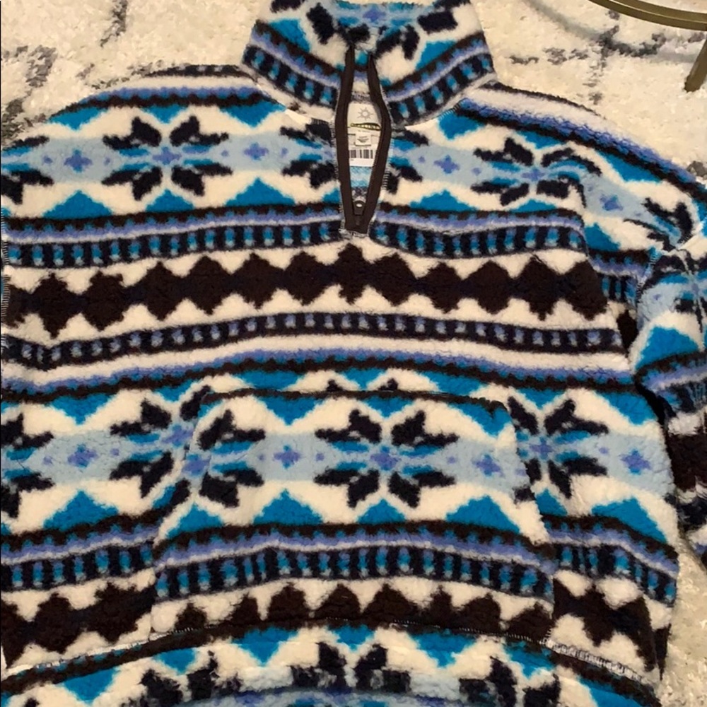 sherpa pullover